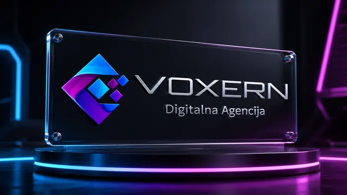 Voxern digitalna agencija tamni brand vizual