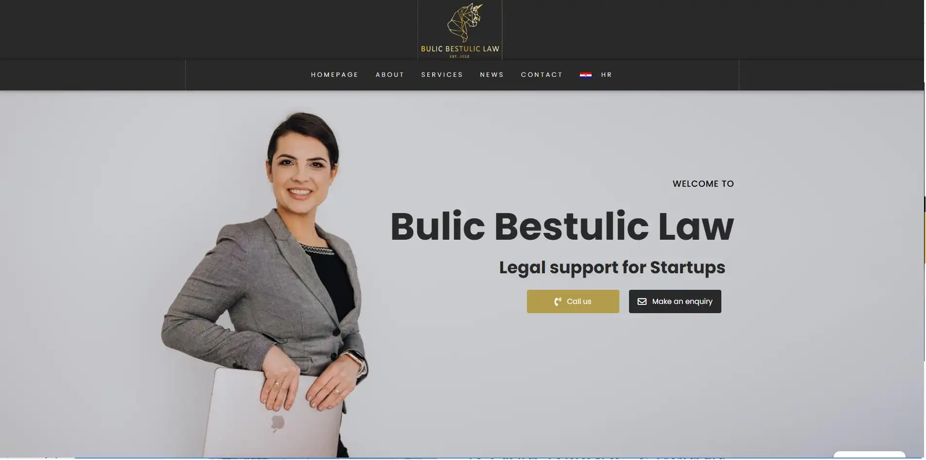 Primjer izrade moderne web stranice iz Voxern portfolija