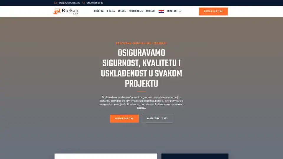 Screenshot web stranice Durkandoo - durkandoo.com
